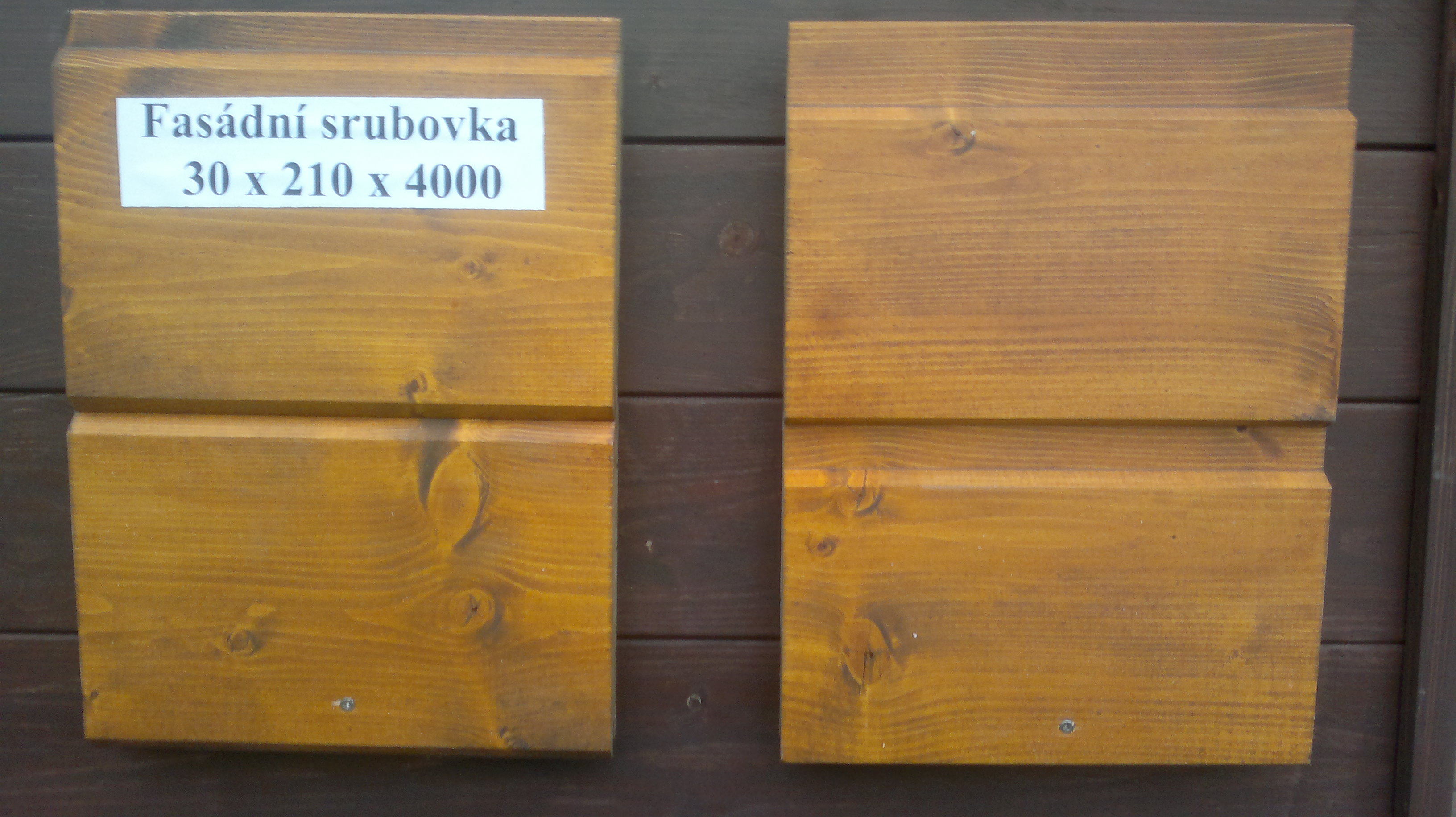 fasádní srubovky 30 x 210 x 4000